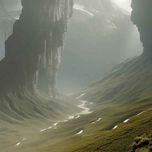 Epic Depiction of Atargatis in Digital Painting