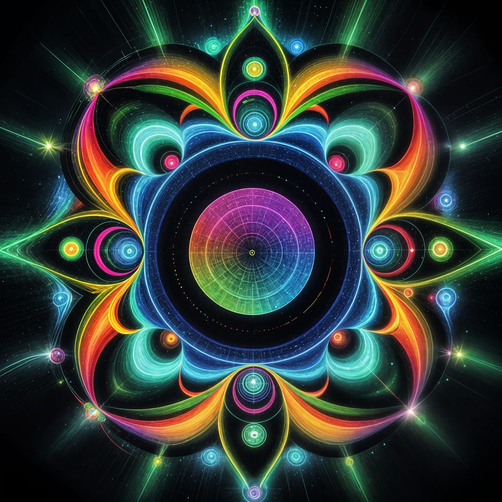 bright colours rainbow Quantum Equilibrium