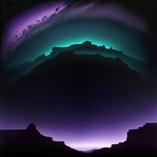 Majestic Grand Canyon Cliffs in Vibrant Coral and Turquoise...