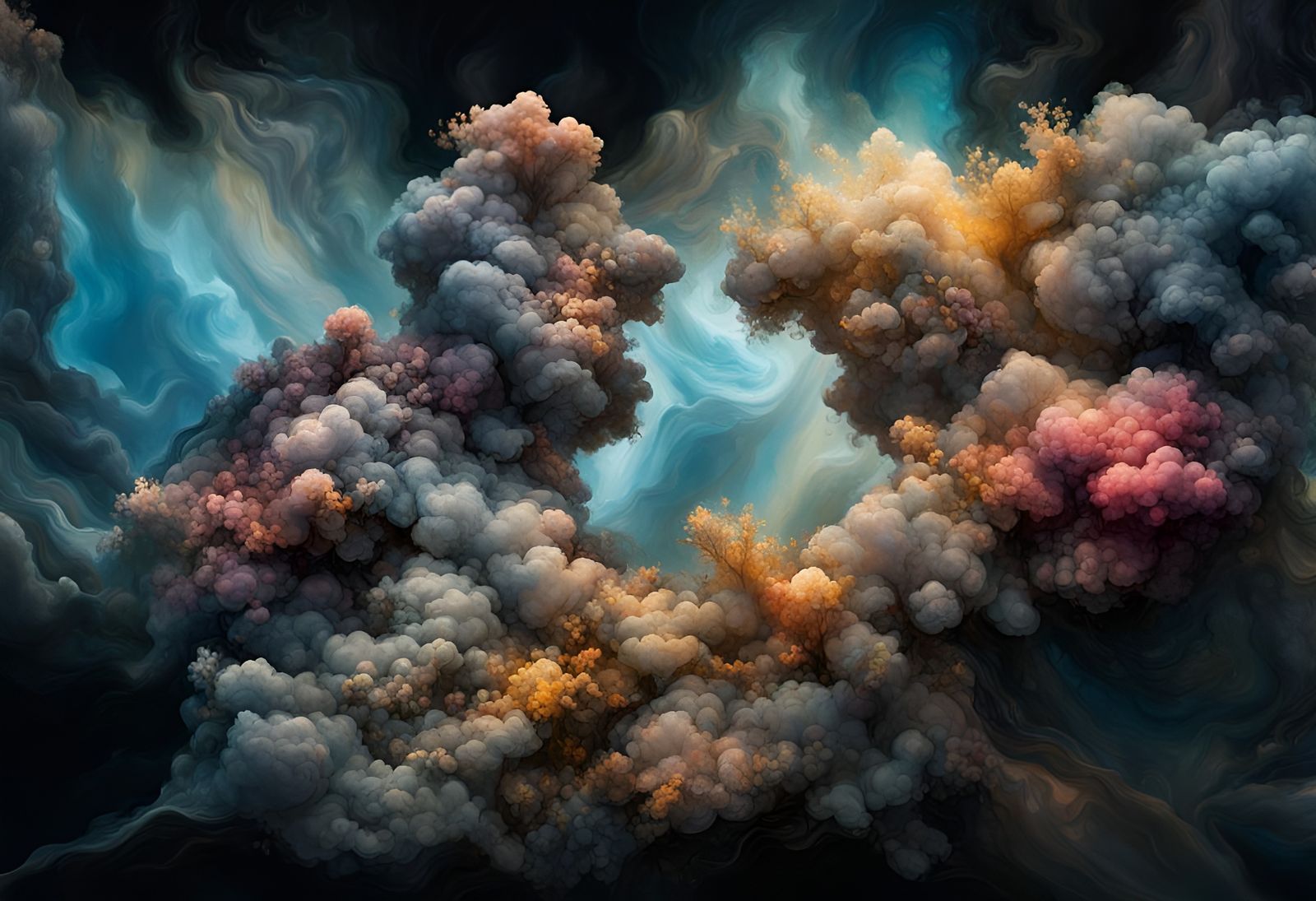 Abstract Expression of the Sublime: Seamless Texture