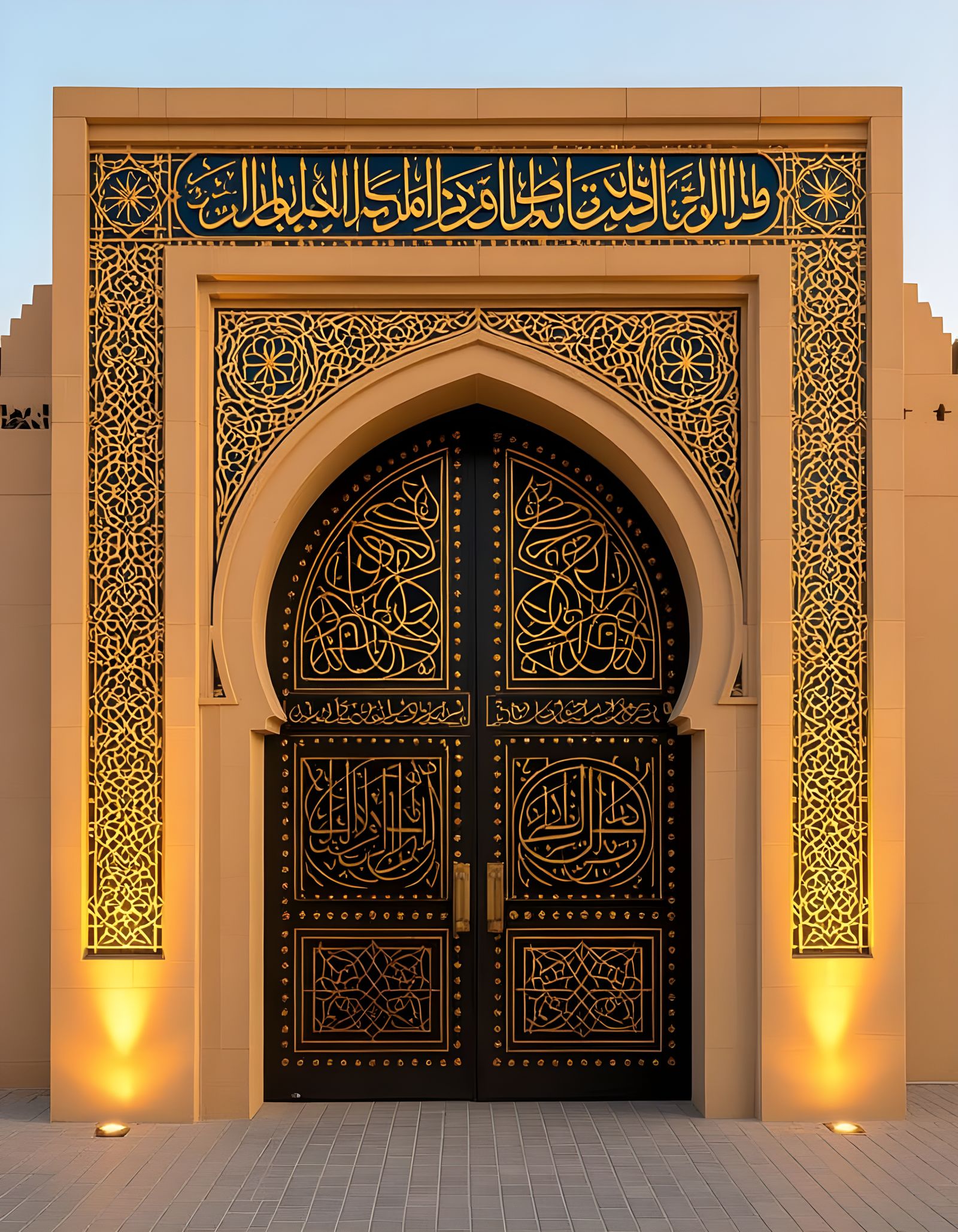 Majestic Ottoman Gate in Dubai's Golden Old Town