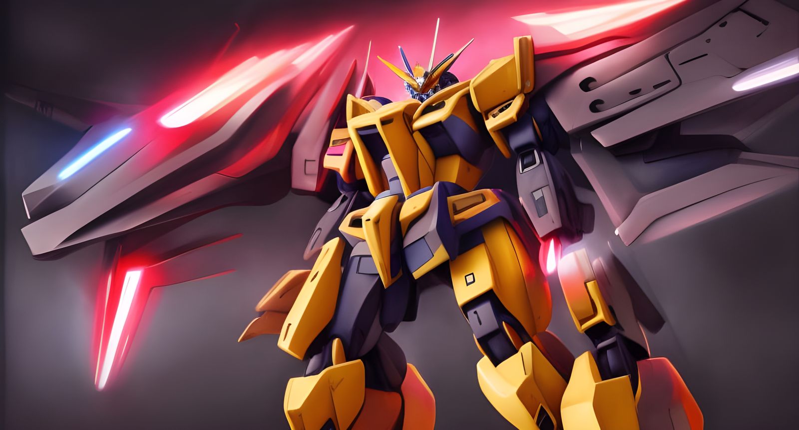 Gundam Mecha Cat Fight: Hyper-Realistic Digital Art