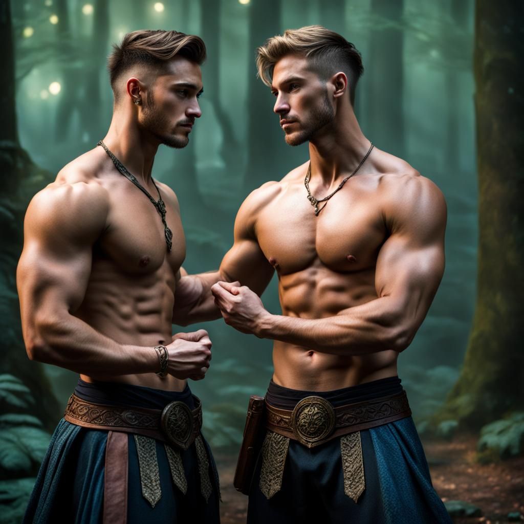 Shirtless Boys in Magical Fantasy Romance