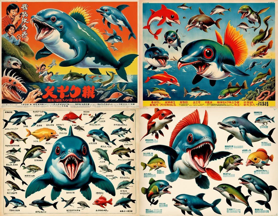 Bizarre Mutant Creature of the 1970s Movie Poster