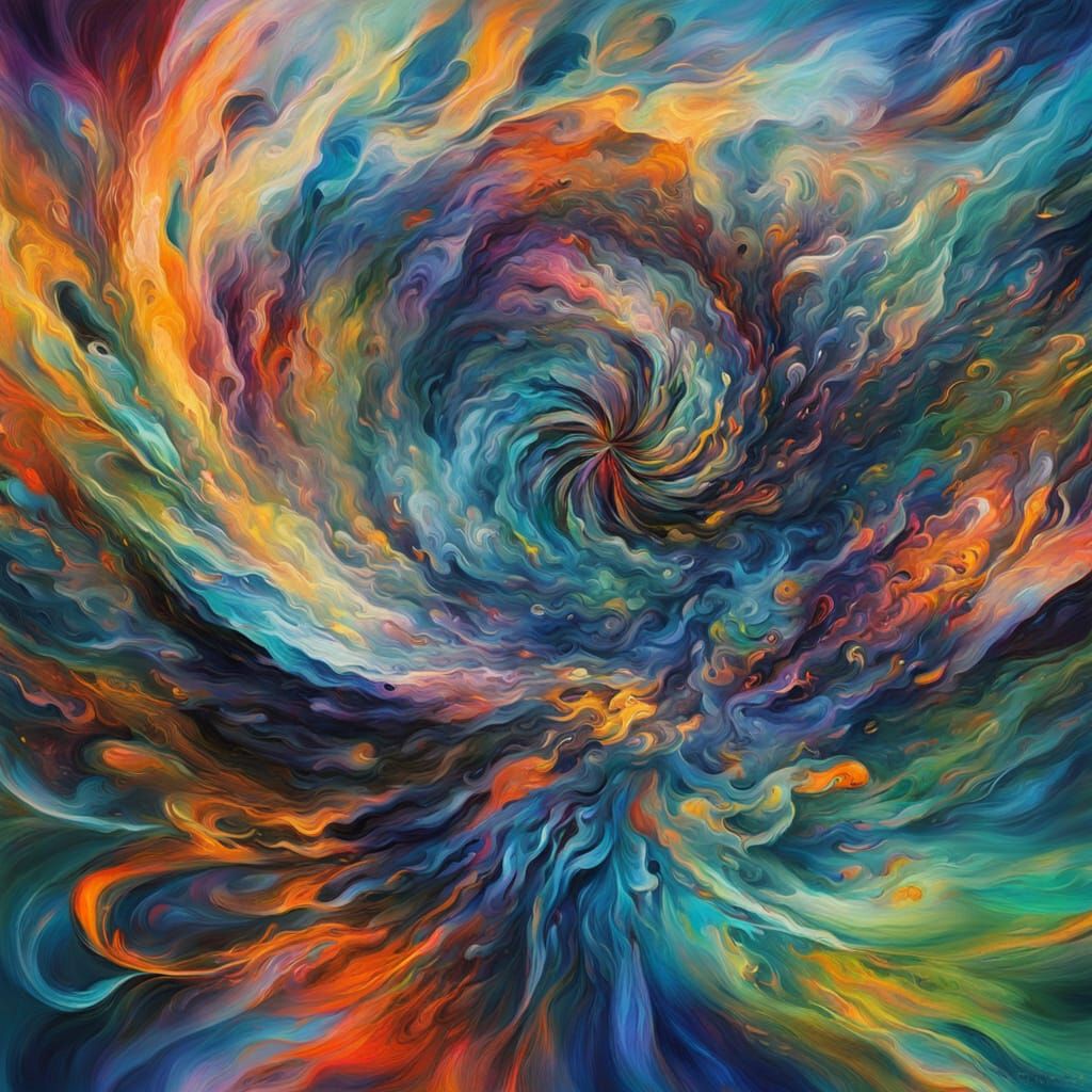 Vibrant Wild Spirit in Surreal Fauvist Expressionism