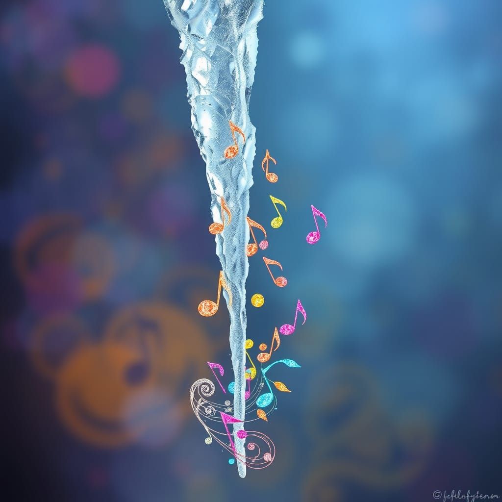 Frozen Melody in Crystal Harmony