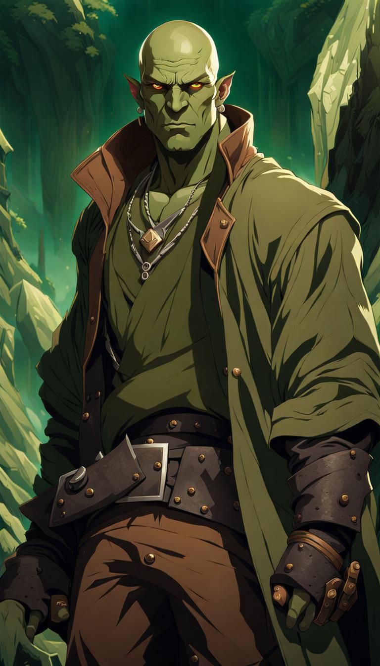 Eadulf Yates | Half-Orc Gravedigger