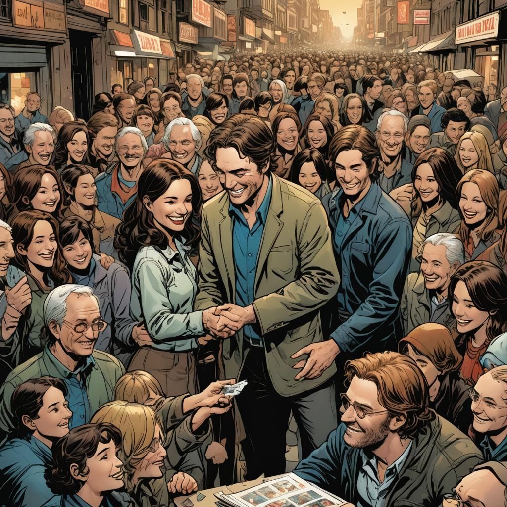 Kindness Between Strangers: Comic Book Art