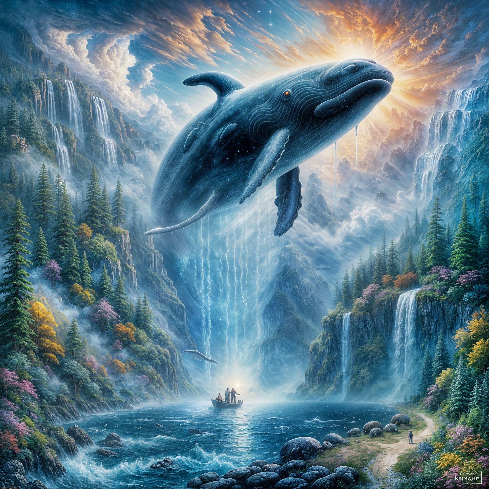 Whale Falls from Sky: Hitchhiker's Guide Fantasy