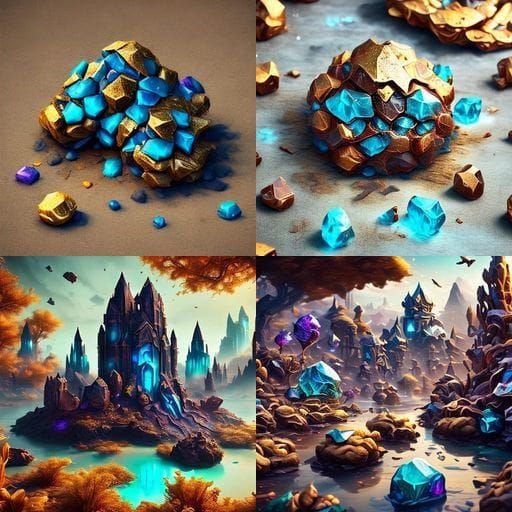 The Battle for Chocolate Supremacy in Dark Fantasy Style