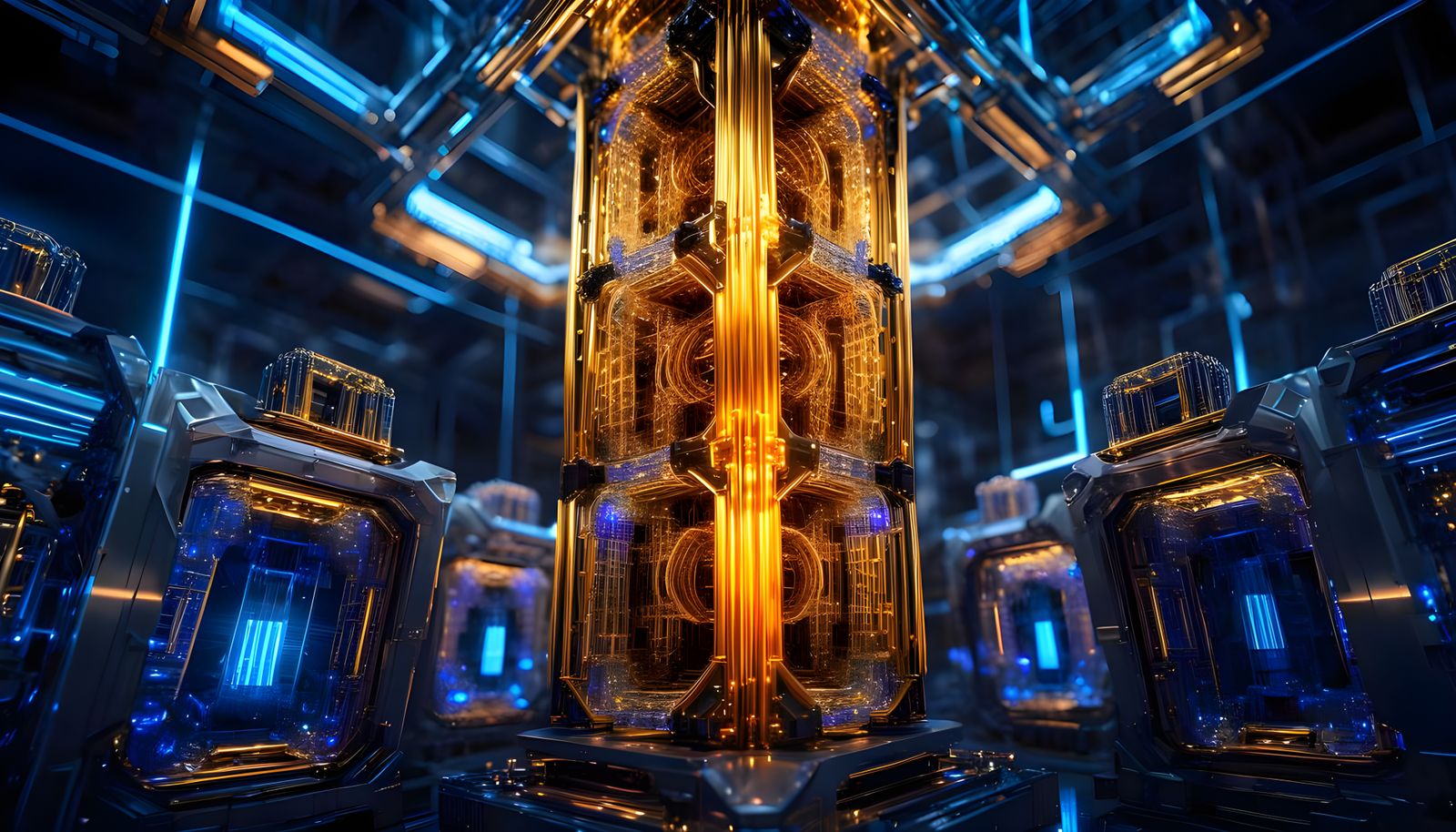 gold-plated superconductor quantum supercomputer