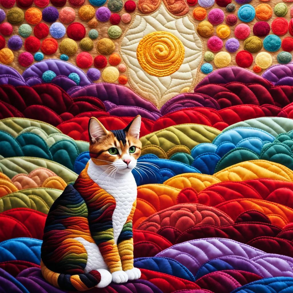 Quilted cat
