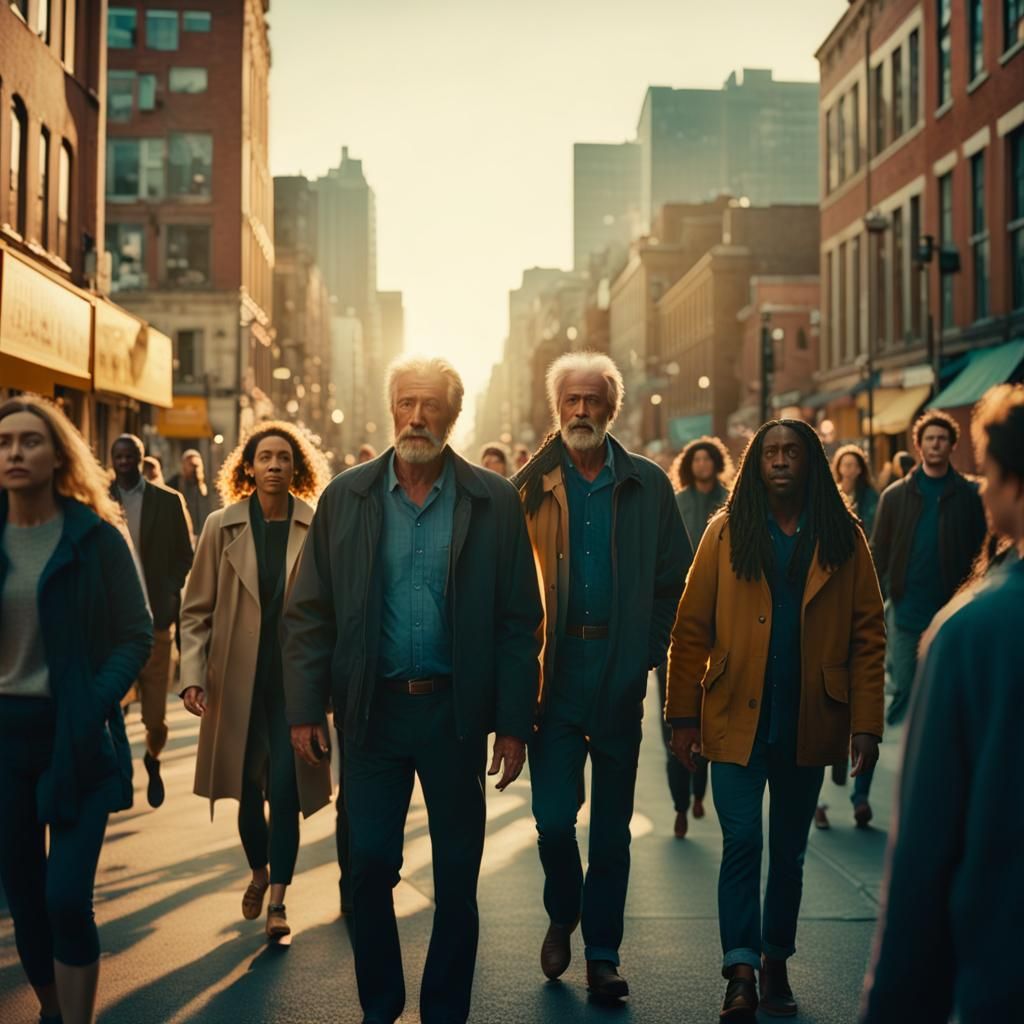 Uplifting Cityscape: Community Support in Cinematic Style