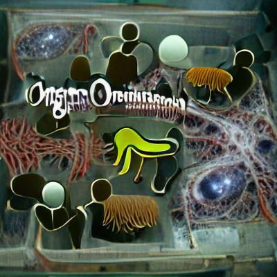 Microscopic View of Organized Cellular Structures