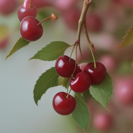 Single Cherry Still Life