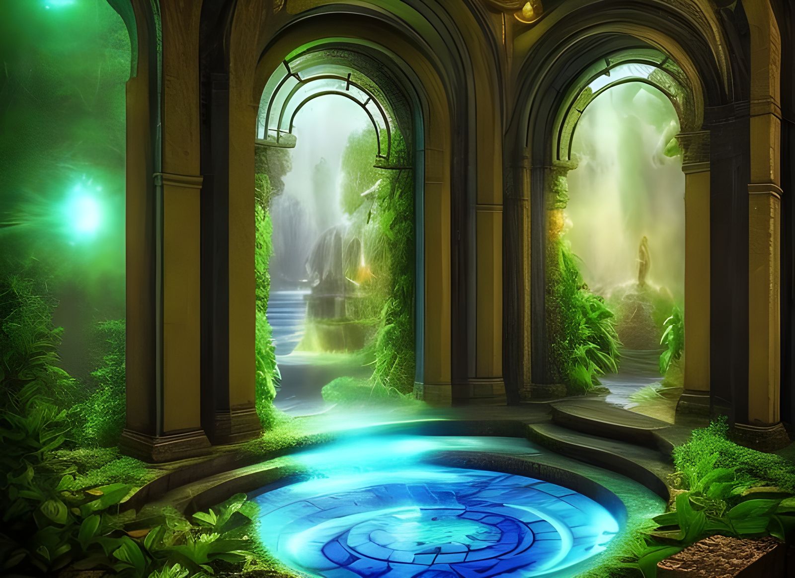 Interdimensional Portal to a Mystical Astral World