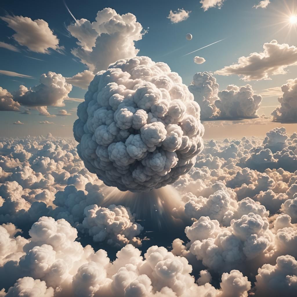Mysterious Spherical Cloud in the Sky