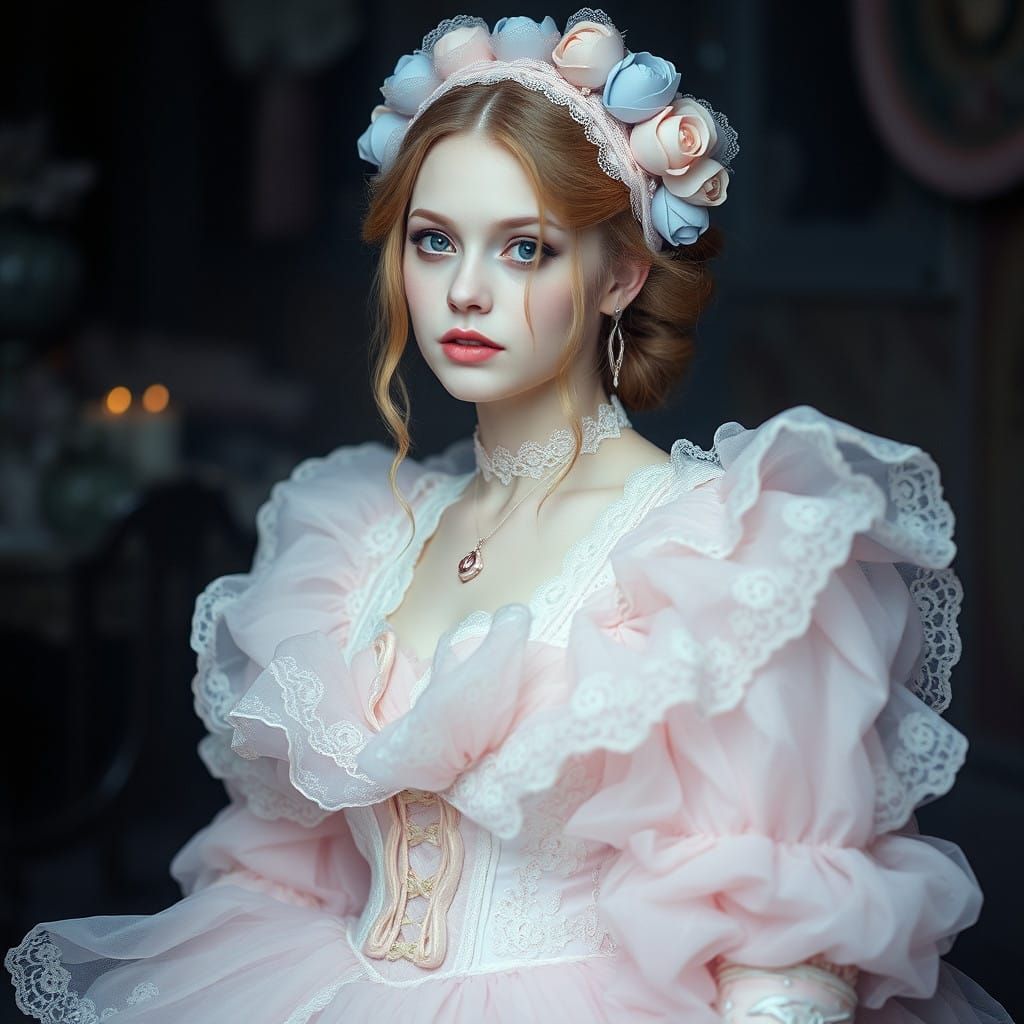 Gothic Romance in Pastel Hues