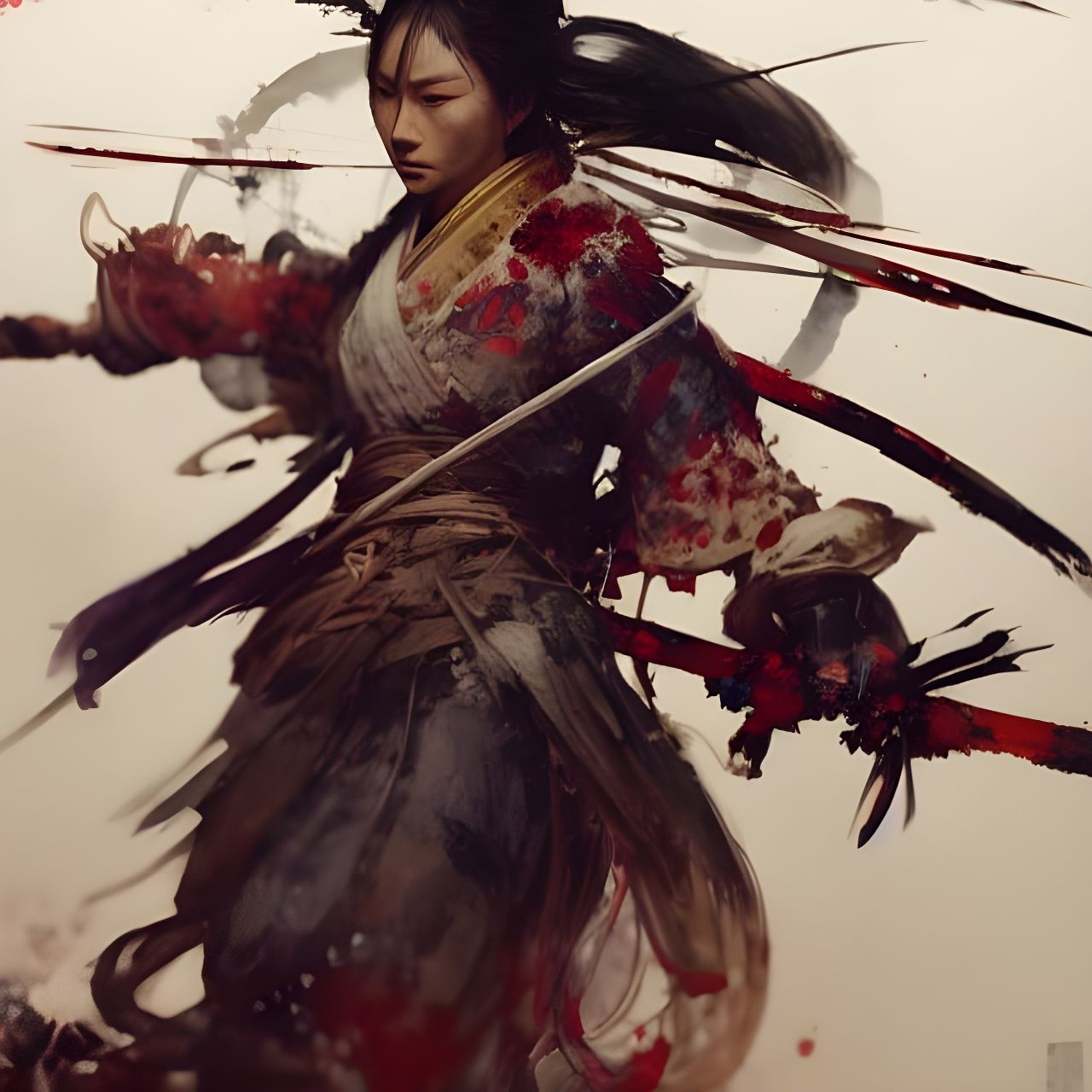 Don't let her unsheath her sword