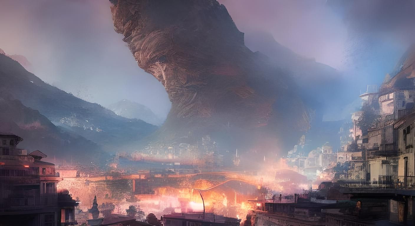 Sitges Boulevard: A Hyper-Detailed Pop Art Masterpiece