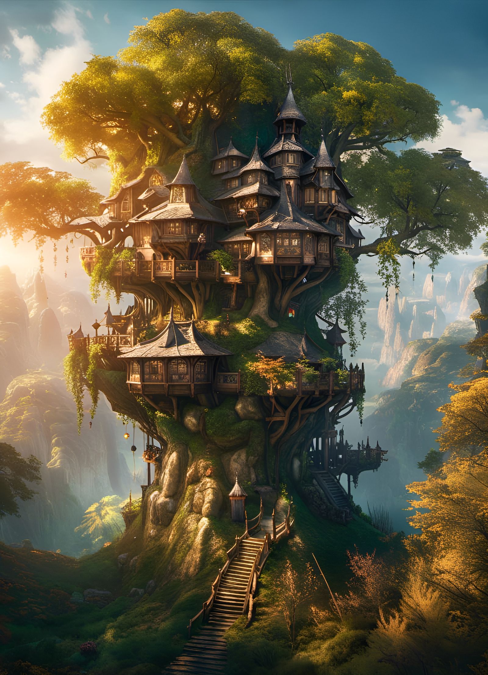Elvish Treehouse - 2