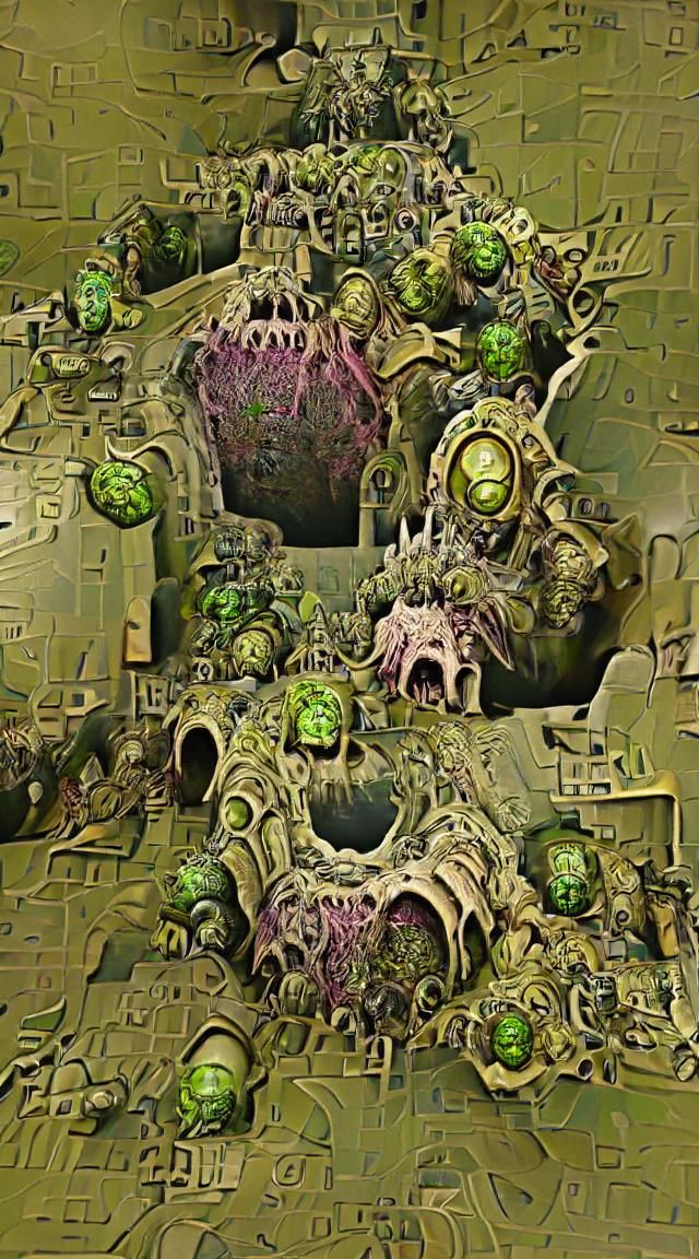 Nurgle Inspired Landscape from Warhammer 40k