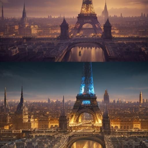 Donald Trump in 1800s Paris Palace