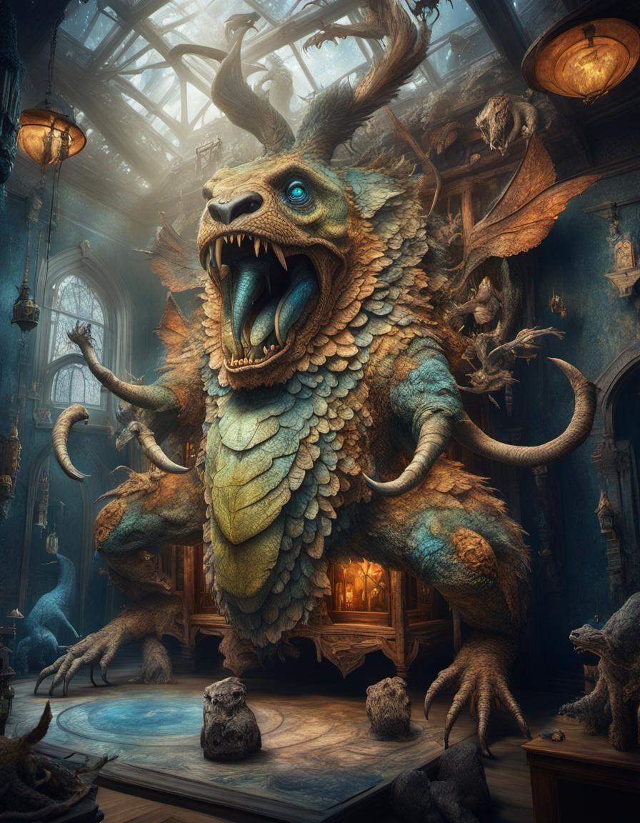 Cryptid Taxidermy Museum: Fantastical Art by Otto Rapp