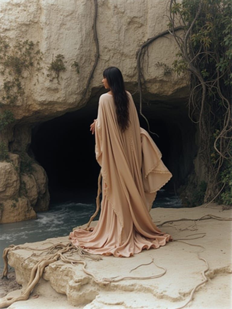 An Oracle in a sacred place, listening to the wisdom of the ...