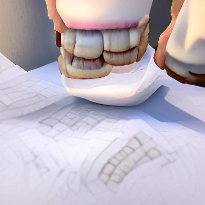Hyperdetailed Photorealistic Teeth with Braces and Dentures