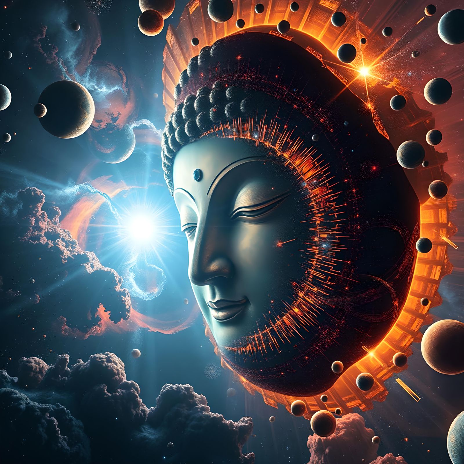 Cosmic Buddha Eye: Infinite Cosmos Revealed