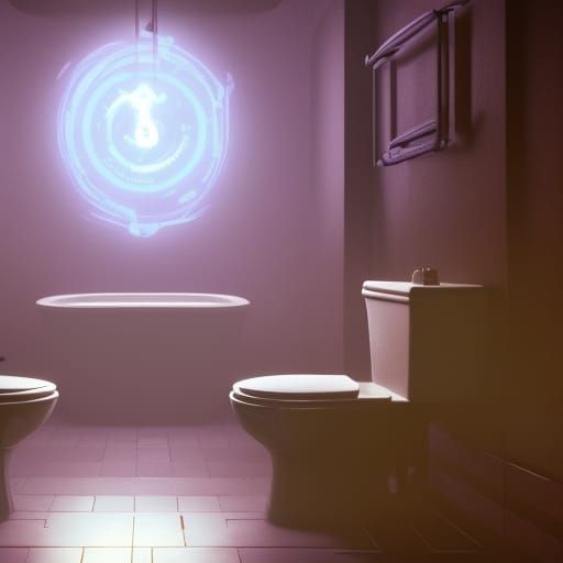 Neon Toilet: Dark Fantasy Concept Art