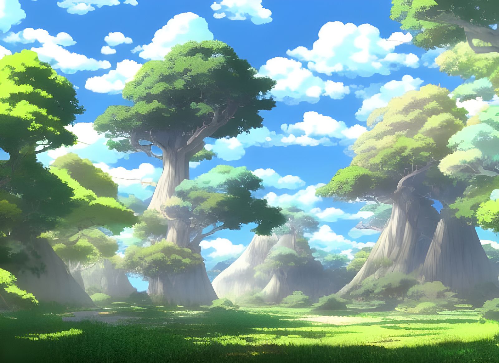 Magical Treehouses on Anime Plains: Ghibli Style