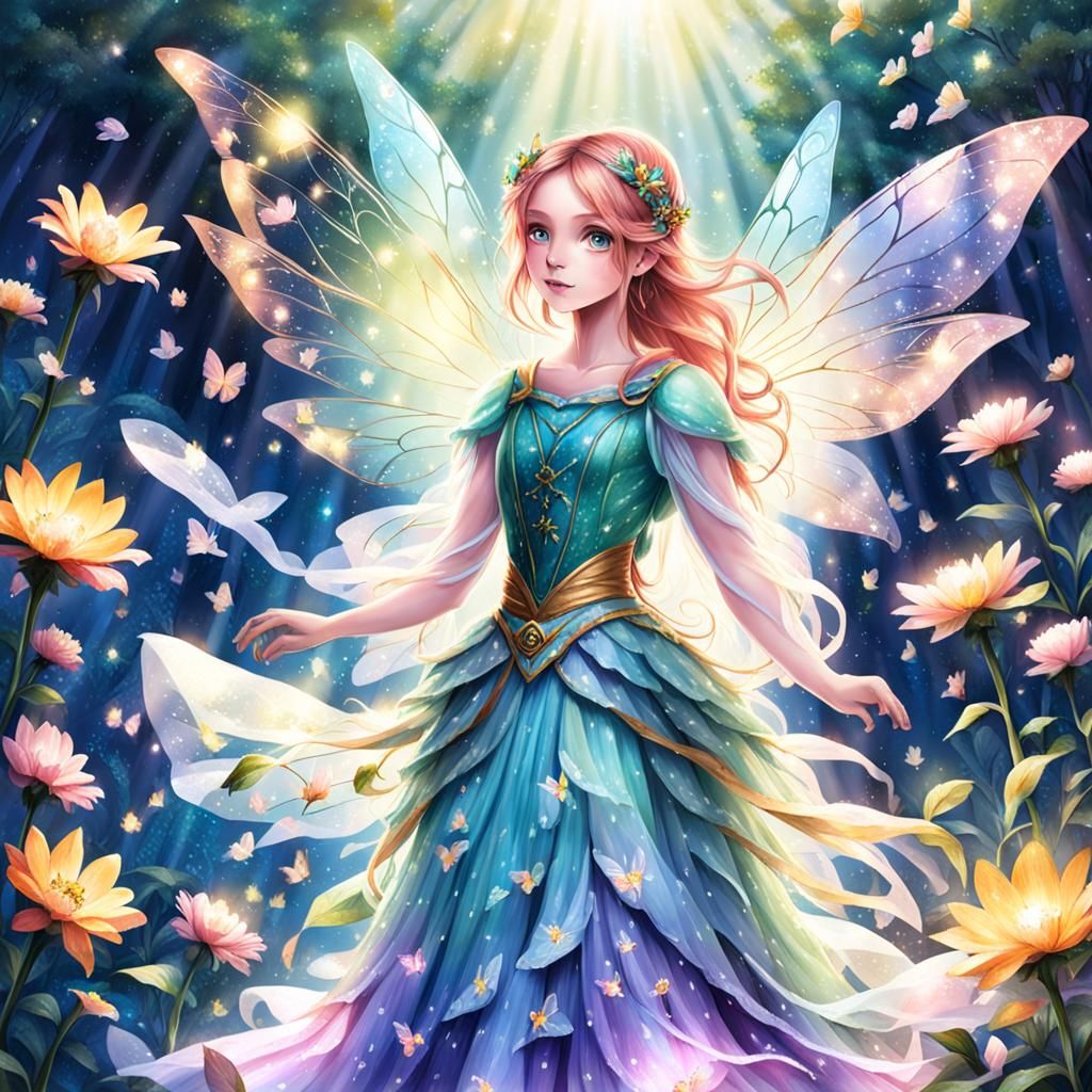 AI Generated Image of a Fairy