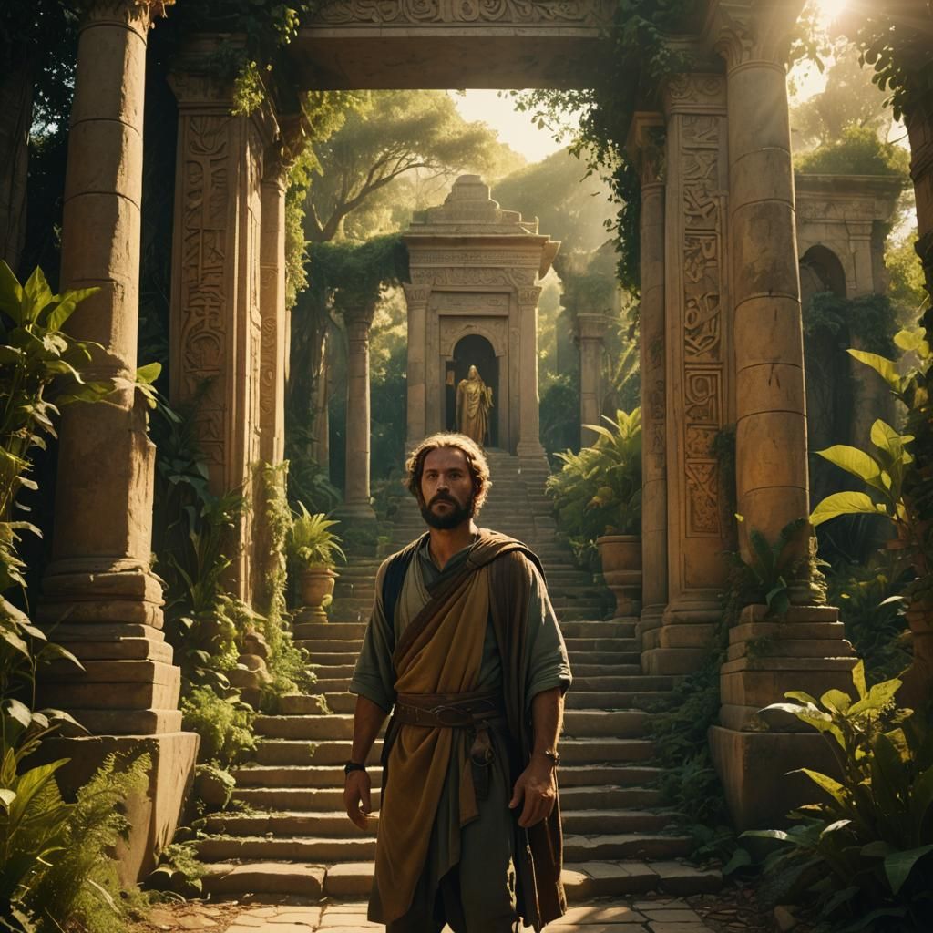 Ras and the Temple of Eris Cinematic Still