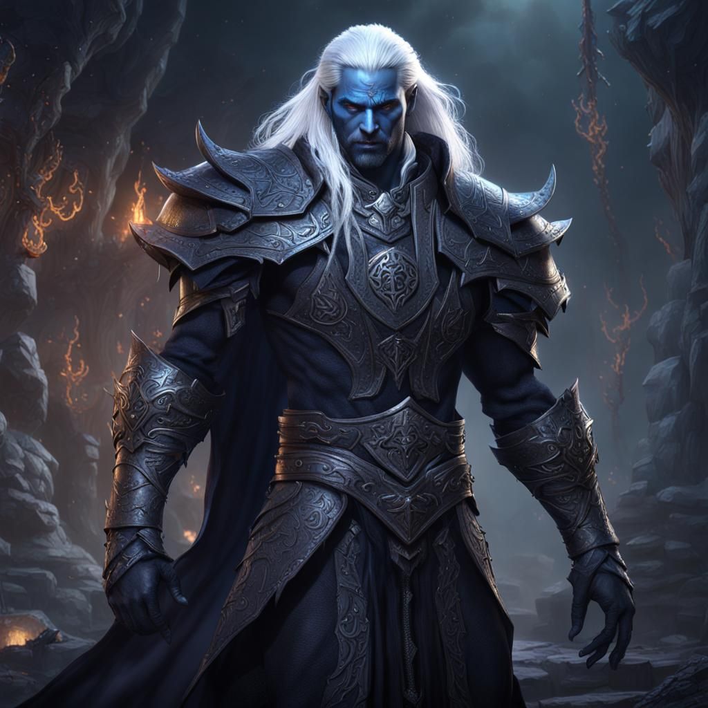 Drow Genie Warlock, Follower of Eilistraee