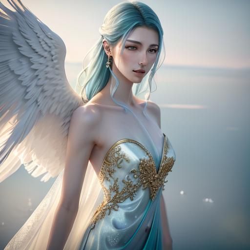 Heavenly Kansei in Ethereal Light: Digital Art