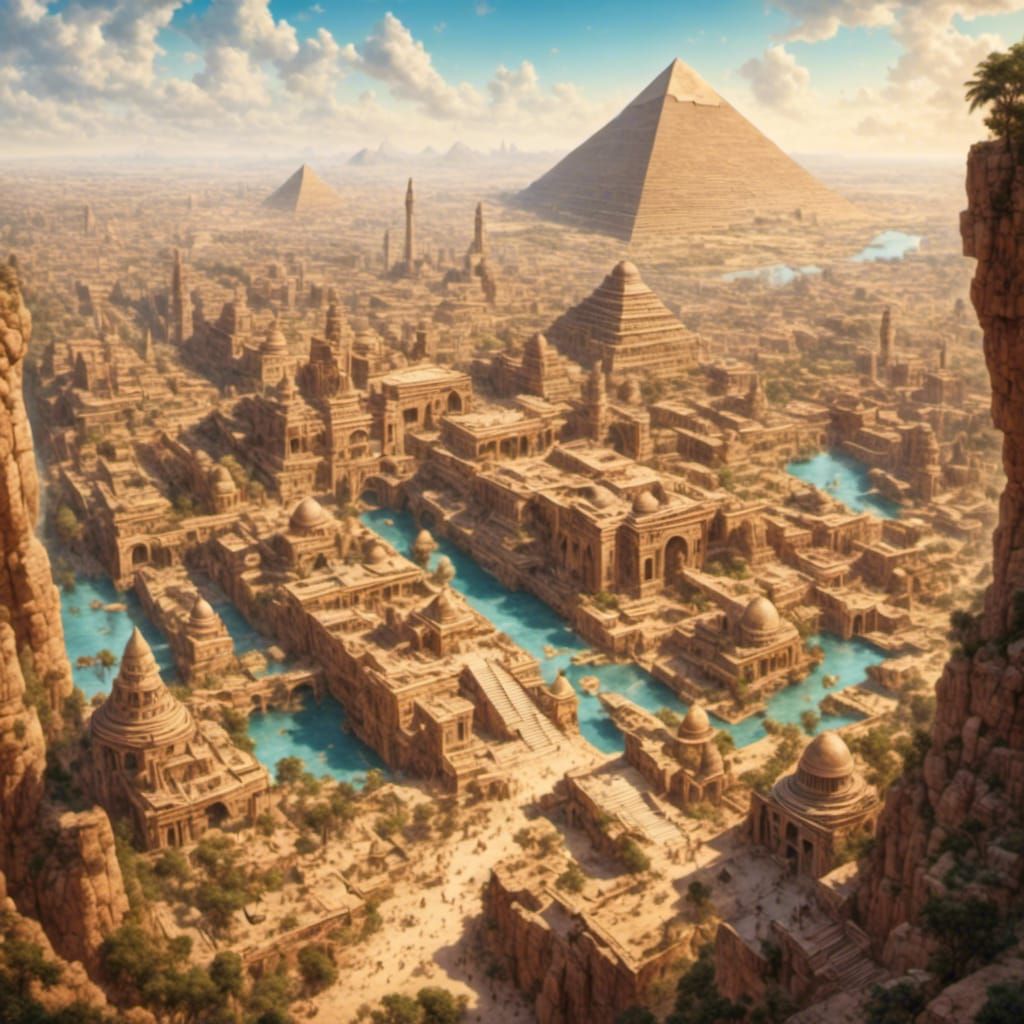 Egyptian Mosaic Labyrinth