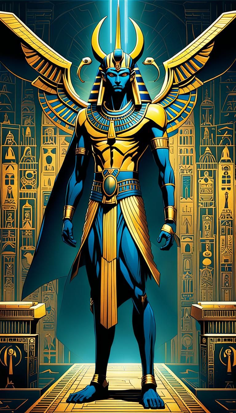 Anubis: Cel-Shaded Manga Art by Studio Trigger