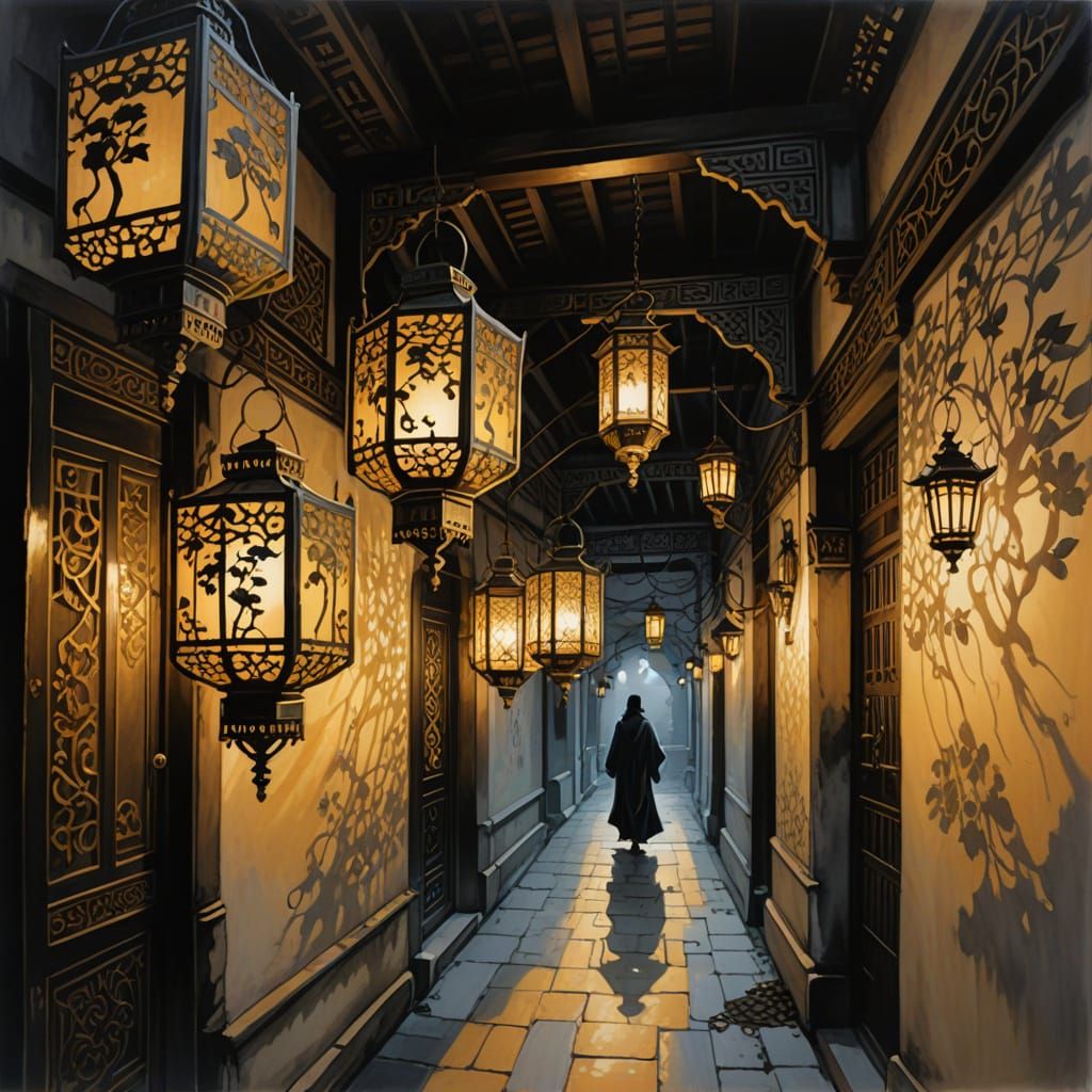 Sfumato Sketches in Chinese Painting Style