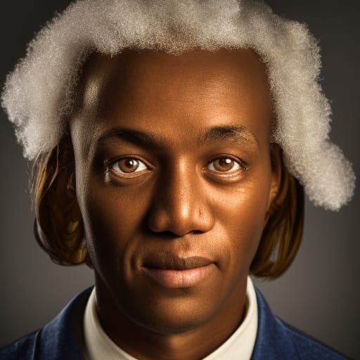 Archangel Close-Up Portrait in Studio Lighting