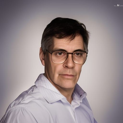 Archangel Close-Up Portrait in Professional Photography Styl...