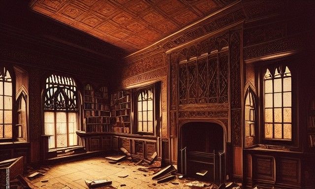 Nighttime Victorian Mansion Foyer in Unreal Engine 5