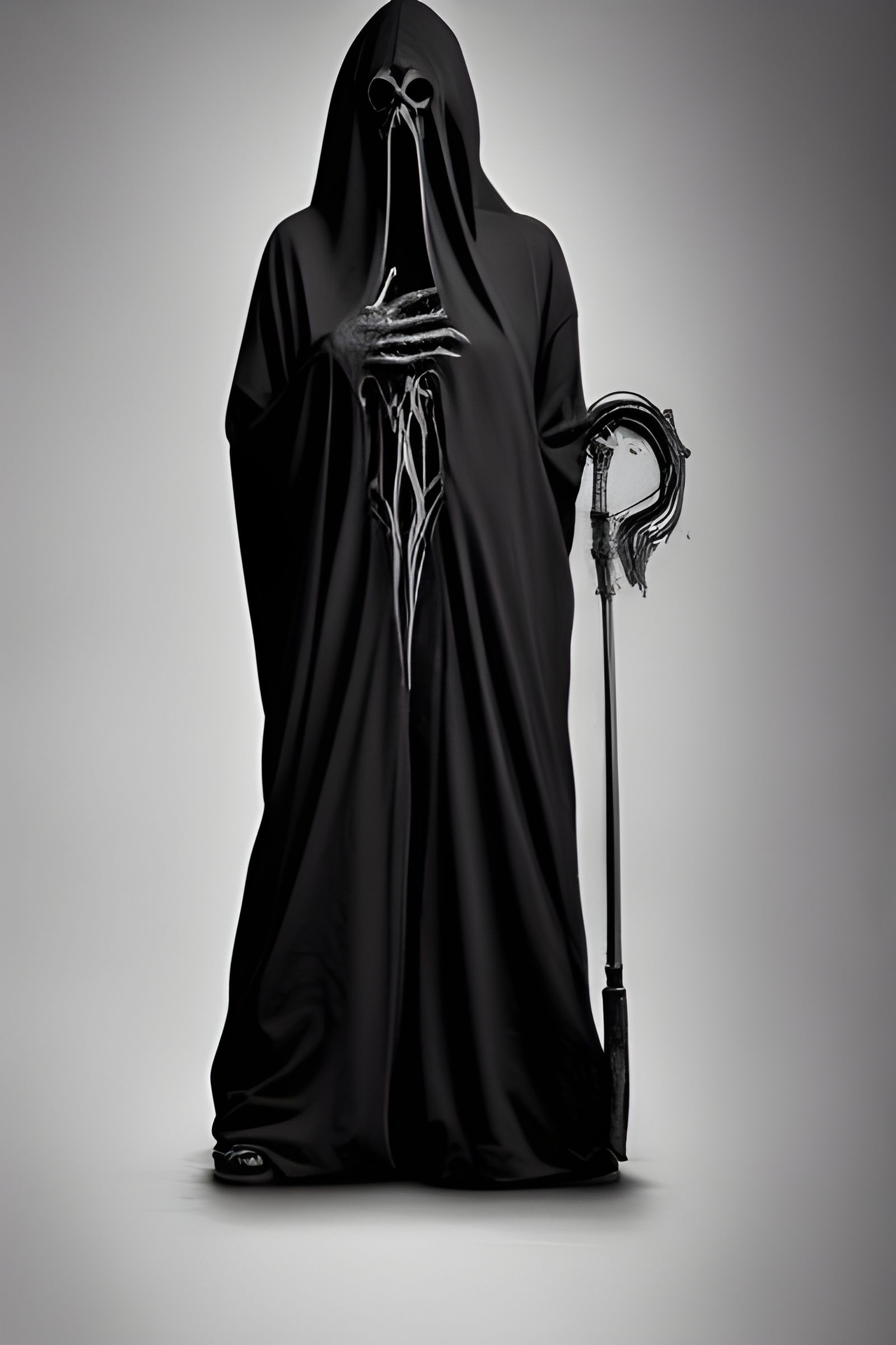 Biomechanical Grim Reaper in Giger Style