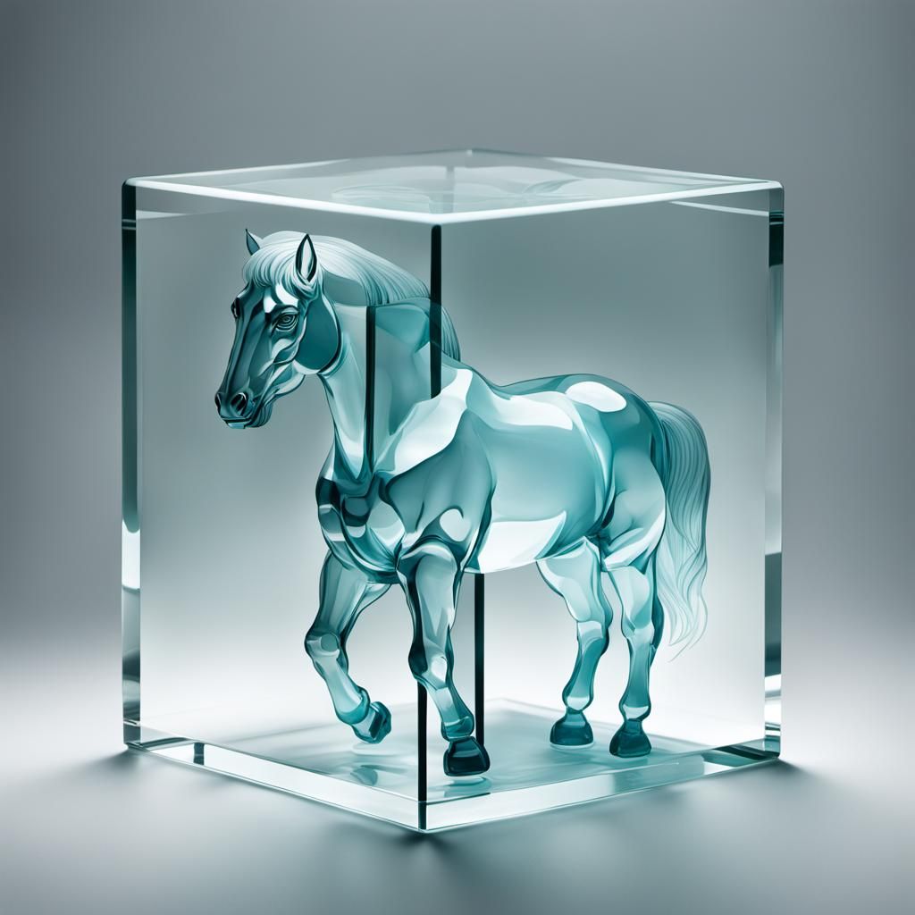 Crystal horse