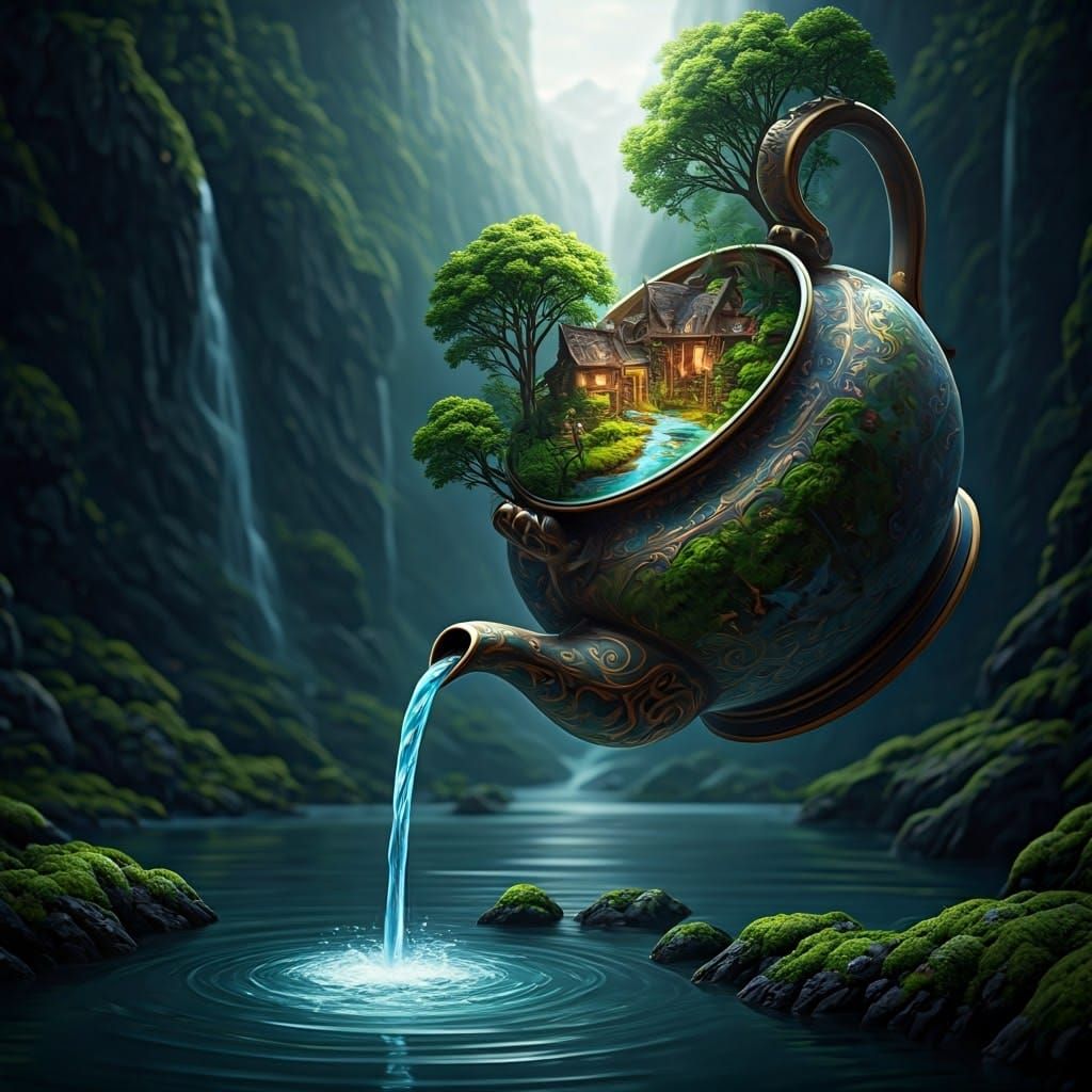 Teapot Village Creek: 3D Game Cinematic Art