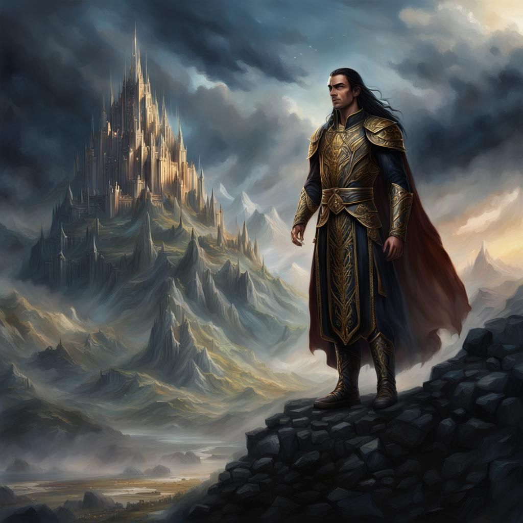 Feanor the great elven smith of Valinor