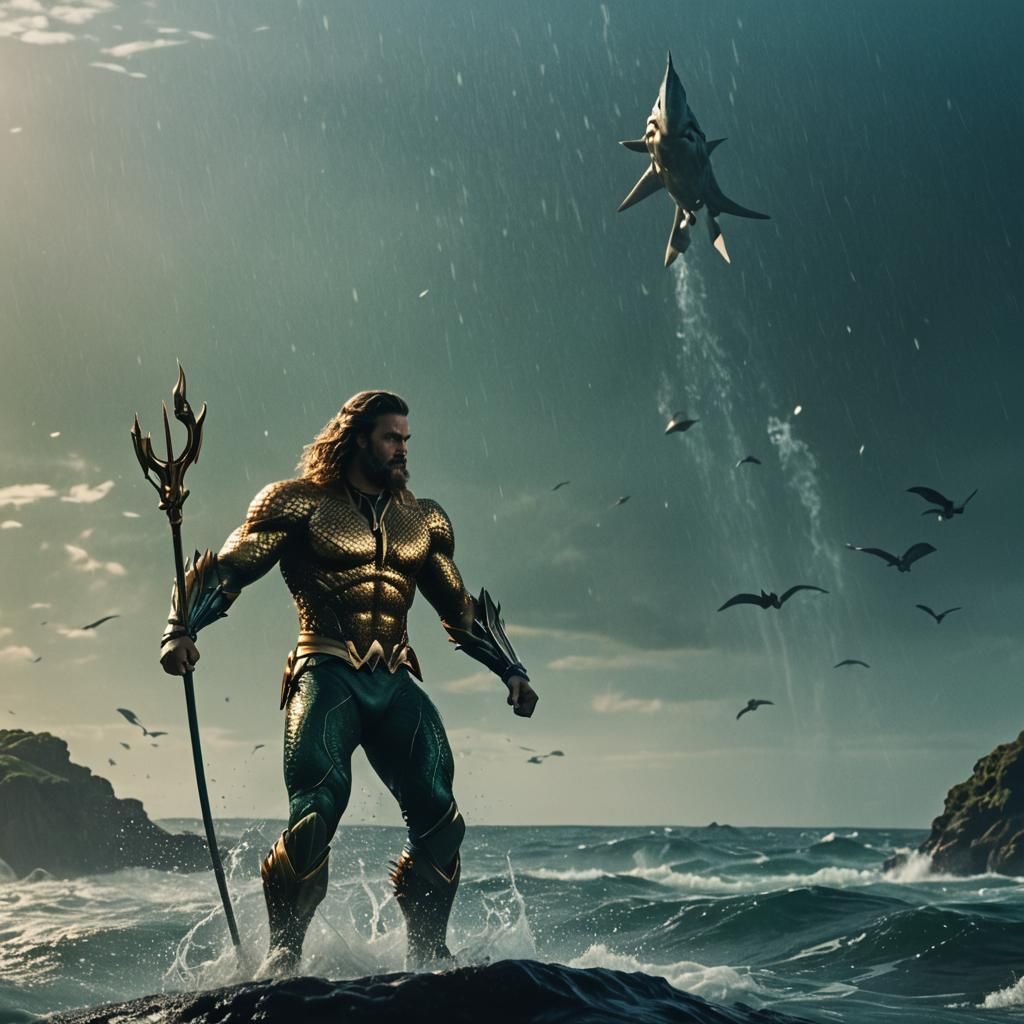 Aquaman Cinematic Film Still