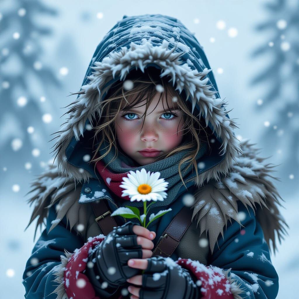 A childhood snatched by arrogance and greed returned by an abandoned flower