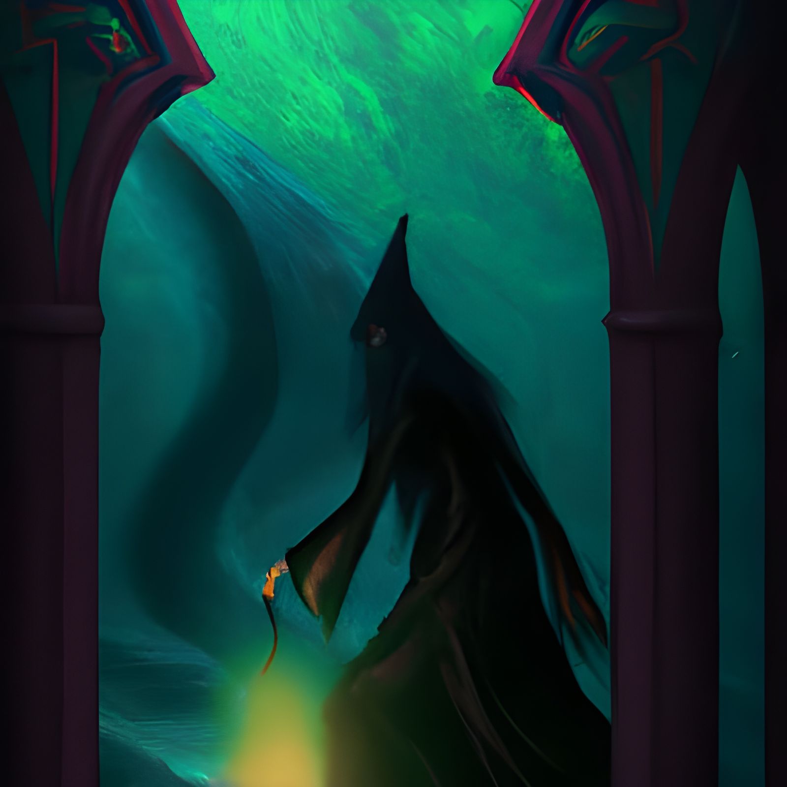 Gothic Dreamscape: A Mysterious Twilight Vision